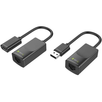 Techly IUSB-EXTENDTY2 Kabel Gender Changer - RJ-45 USB 2.0 Typ-A - Czarny Techly IUSB-EXTENDTY2 Kabel Gender Changer - RJ-45 USB 2.0 Typ-A - Czarny