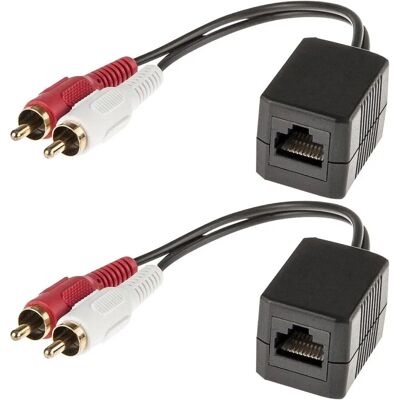 Techly AU-EXTRJ45 AV Netzwerk-Extender - Schwarz Techly AU-EXTRJ45 AV Netzwerk-Extender - Schwarz