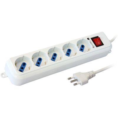 Techly IUPS-PCP-LC5 Prolunga elettrica - Multipresa Techly IUPS-PCP-LC5 Prolunga elettrica - Multipresa