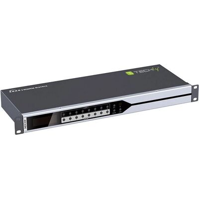 Techly IDATA HDMI-MX818 Video-Umschalter - 8x8 HDMI-Matrix Techly IDATA HDMI-MX818 Video-Umschalter - 8x8 HDMI-Matrix