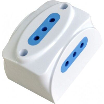 Techly IUPS-PCP-3I10A Drieling stopcontact 10A - wandcontactdoos Techly IUPS-PCP-3I10A Drieling stopcontact 10A - wandcontactdoos