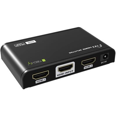 Techly HDMI2-4K2HDR Video Splitter - 2x HDMI - 4K HDR Techly HDMI2-4K2HDR Video Splitter - 2x HDMI - 4K HDR