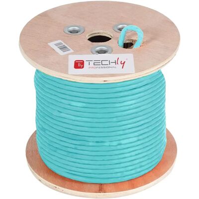 Cavo di rete Techly RIS305UBT Blu 305m Cat6a U/UTP Cavo di rete Techly RIS305UBT Blu 305m Cat6a U/UTP
