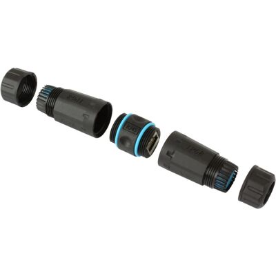 Techly IWP-MD C6-IP68T Outdoor wasserdichter RJ45-Adapter Techly IWP-MD C6-IP68T Outdoor wasserdichter RJ45-Adapter