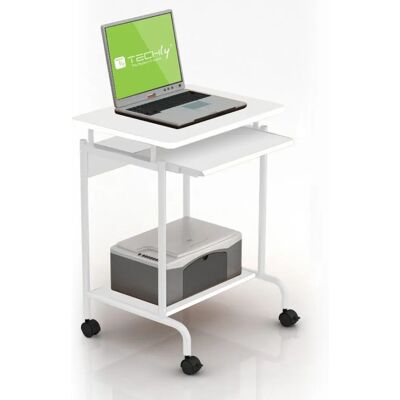 Techly S005W Vit Datorbord - Rektangulärt MDF Techly S005W Vit Datorbord - Rektangulärt MDF