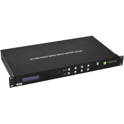 Techly HDMI-MX944G - 4K 60Hz Matrix-Schalter Techly HDMI-MX944G - 4K 60Hz Matrix-Schalter