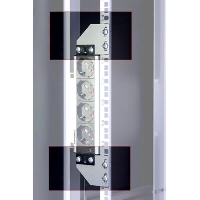 Techly I-CASE SUPP-3G1U Rack-Zubehör - Vertikale Montageschienen Techly I-CASE SUPP-3G1U Rack-Zubehör - Vertikale Montageschienen