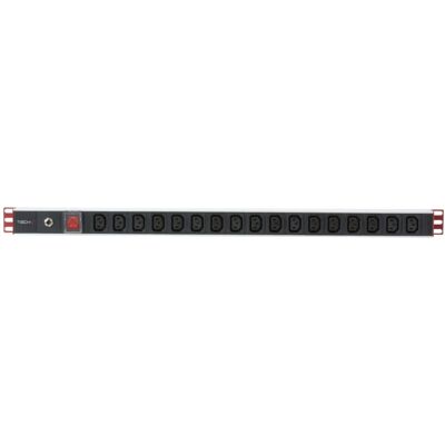 Techly I-CASE STRIP-1713BT Multipresa Verticale - 17 Uscite, Montaggio a Rack Techly I-CASE STRIP-1713BT Multipresa Verticale - 17 Uscite, Montaggio a Rack