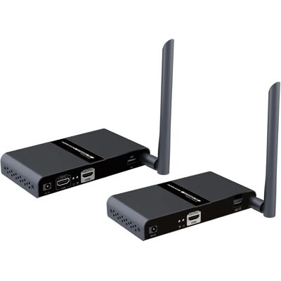 Techly IDATA HDMI-KVM50W Drahtloser HDMI USB Extender - AV bis 50m Techly IDATA HDMI-KVM50W Drahtloser HDMI USB Extender - AV bis 50m