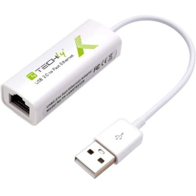 Techly IDATA ADAP-USB2TY2 Network Card - Ethernet 100Mbps Techly IDATA ADAP-USB2TY2 Network Card - Ethernet 100Mbps