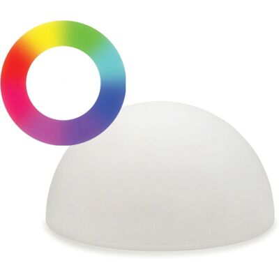 Techly Lampada LED Mezza Sfera Bianca - Decorazione Illuminazione Techly Lampada LED Mezza Sfera Bianca - Decorazione Illuminazione