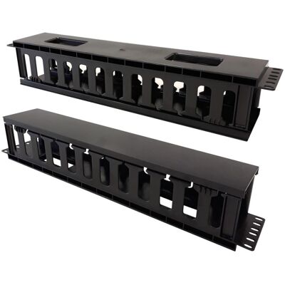 Techly Modell CABLE-FR2 Rack Kabelmanagementpanel - Kabelmanagementtafel Techly Modell CABLE-FR2 Rack Kabelmanagementpanel - Kabelmanagementtafel