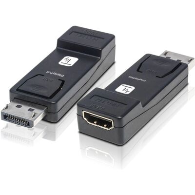 Techly DSP-2124K3 Passiver Videokonverter - DisplayPort zu HDMI Techly DSP-2124K3 Passiver Videokonverter - DisplayPort zu HDMI