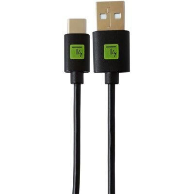 Câble USB Techly MUSB20-CMAM20T - 2m - Noir - USB 2.0 - Publicité Câble USB Techly MUSB20-CMAM20T - 2m - Noir - USB 2.0 - Publicité