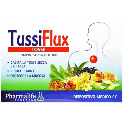 Pharmalife Research Tussiflux - Pastiglie alla propoli - 30 pezzi Pharmalife Research Tussiflux - Pastiglie alla propoli - 30 pezzi