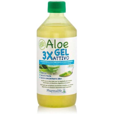 Gel di Aloe 3x Attivo di Pharmalife Research - Integratore alimentare Gel di Aloe 3x Attivo di Pharmalife Research - Integratore alimentare