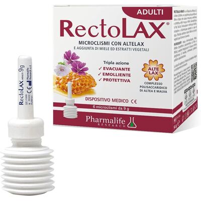 Pharmalife Research Srl Rectolax Microclisma Adulti - Dispositivo Medico CE I Pharmalife Research Srl Rectolax Microclisma Adulti - Dispositivo Medico CE I