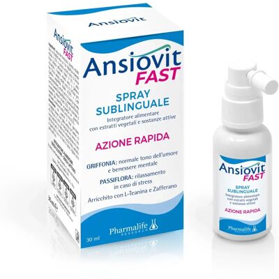 Pharmalife Research Ansiovit Fast Spray Sublinguale - Integratore alimentare Pharmalife Research Ansiovit Fast Spray Sublinguale - Integratore alimentare