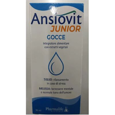 Pharmalife Research Ansiovit Junior Gocce - Integratore alimentare Pharmalife Research Ansiovit Junior Gocce - Integratore alimentare