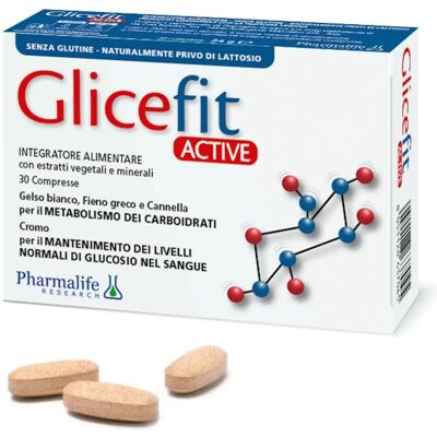 Pharmalife Glicefit Active - Supporto metabolismo carboidrati Vegano Senza glutine Pharmalife Glicefit Active - Supporto metabolismo carboidrati Vegano Senza glutine