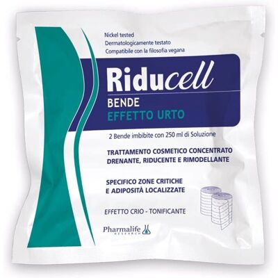 Pharmalife Research Riducell Bende Effetto 2 Bende Imbibite - Trattamento cosmetico drenante Pharmalife Research Riducell Bende Effetto 2 Bende Imbibite - Trattamento cosmetico drenante