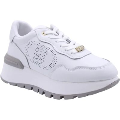 Baskets en Cuir Blanc Liu Jo - Chaussures Décontractées - Publicité Baskets en Cuir Blanc Liu Jo - Chaussures Décontractées - Publicité