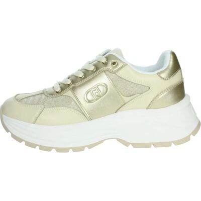 Liu Jo BA5065PX620S3188 Skórzane i lurexowe buty sportowe - Sneakers Liu Jo BA5065PX620S3188 Skórzane i lurexowe buty sportowe - Sneakers
