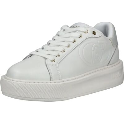 Dames sneakers Liu Jo van Leer en Rubberzool - Wit - Maat 40 - Sneakers Dames sneakers Liu Jo van Leer en Rubberzool - Wit - Maat 40 - Sneakers