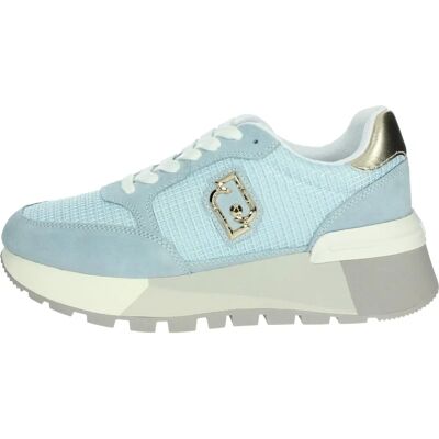 Baskets en nubuck et mesh Liu Jo pour femmes - Bleu - Décontracté - Publicité Baskets en nubuck et mesh Liu Jo pour femmes - Bleu - Décontracté - Publicité