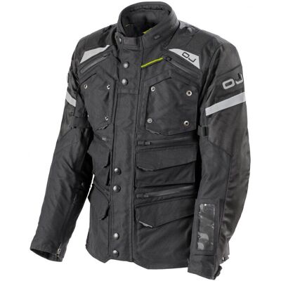 OJ Atmosfere Desert Next Motorcycle Jacket - Black - 4-Season Waterproof Gear OJ Atmosfere Desert Next Motorcycle Jacket - Black - 4-Season Waterproof Gear