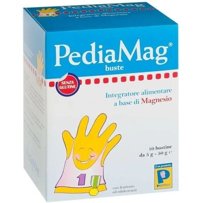 PEDIATRICA SRL Pediamag Magnesio e Vitamina C - Supporto Elettrolitico - 10 Bustine PEDIATRICA SRL Pediamag Magnesio e Vitamina C - Supporto Elettrolitico - 10 Bustine