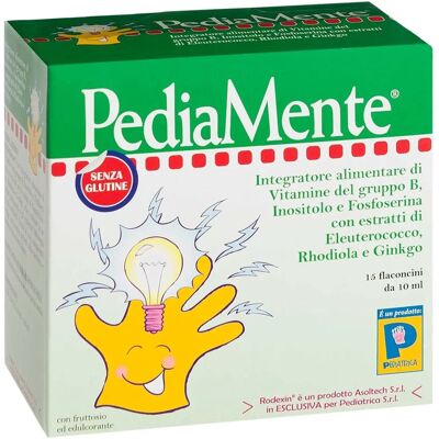 Pediatrica Srl PediaMente 15 flaconcini - Integratore alimentare Pediatrica Srl PediaMente 15 flaconcini - Integratore alimentare