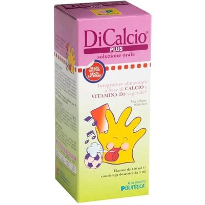 PEDIATRICA Dicalcio Plus - Integratore di calcio e vitamina D per bambini PEDIATRICA Dicalcio Plus - Integratore di calcio e vitamina D per bambini
