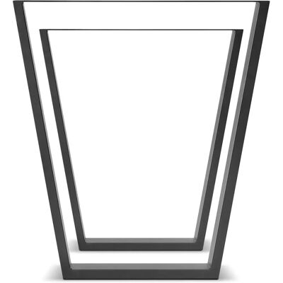 FRANKYSTAR Trapezoid - Pieds de table en métal - Design géométrique moderne - Publicité FRANKYSTAR Trapezoid - Pieds de table en métal - Design géométrique moderne - Publicité