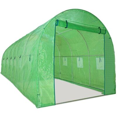 Invernadero Boudech 3x6m - Estructura Duradera y Malla UV Invernadero Boudech 3x6m - Estructura Duradera y Malla UV