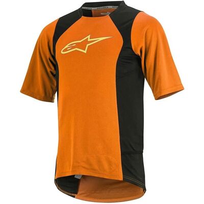 Alpinestars DROP 2 - Maglietta funzionale - Uomo - arancione/giallo acido Alpinestars DROP 2 - Maglietta funzionale - Uomo - arancione/giallo acido