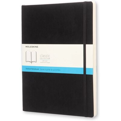Moleskine XL 19x25cm Dotted Couverture Souple - 892758 Moleskine XL 19x25cm Dotted Couverture Souple - 892758