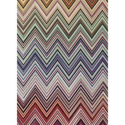 Runner da tavolo Missoni Andorra - Zigzag in cotone - Rosso Runner da tavolo Missoni Andorra - Zigzag in cotone - Rosso