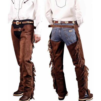 LAKOTA - AB00040 - Schwarz - Nubukleder - Chaps LAKOTA - AB00040 - Schwarz - Nubukleder - Chaps