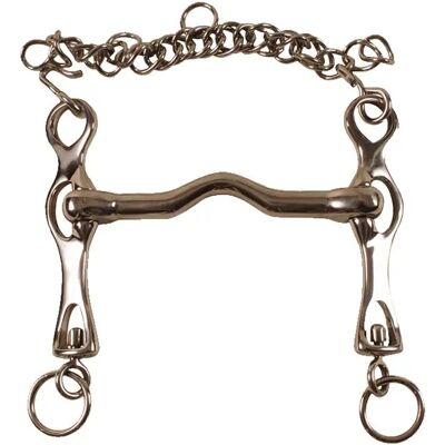 NSC MO00098 - Dressage-Bit 13 mm Mundstück, tiefer Port - Pferdebit NSC MO00098 - Dressage-Bit 13 mm Mundstück, tiefer Port - Pferdebit