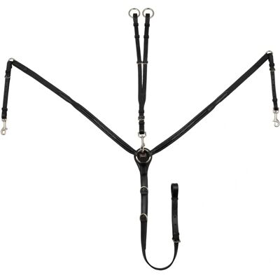 Supreme - Pettorale - Schwarz - cob - Horse breastplate Supreme - Pettorale - Schwarz - cob - Horse breastplate