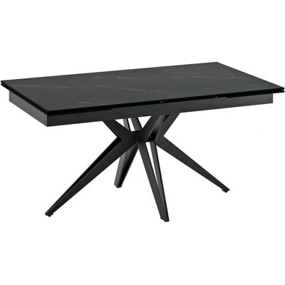 Mesa Extensible Negra de Webmarketpoint - Mesa de Comedor Mesa Extensible Negra de Webmarketpoint - Mesa de Comedor