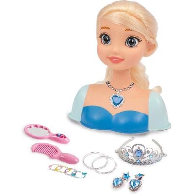 Grandi Giochi Testa di Stylista Principessa - Giocattolo per acconciare Grandi Giochi Testa di Stylista Principessa - Giocattolo per acconciare