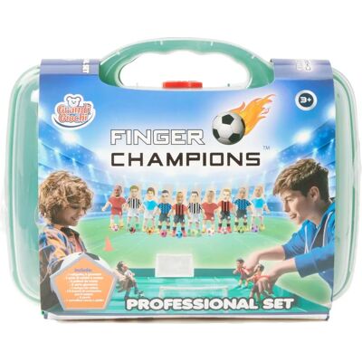 Grandi Giochi - Set Finger Champion Deluxe - 4 Giocatori & 1 Campo - Gioco Grandi Giochi - Set Finger Champion Deluxe - 4 Giocatori & 1 Campo - Gioco