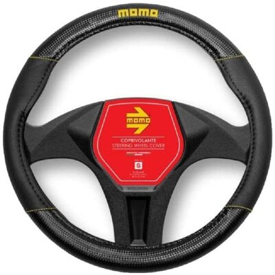 MOMO Stuurwielhoes - Koolstofvezel - Zwart - 38cm MOMO Stuurwielhoes - Koolstofvezel - Zwart - 38cm