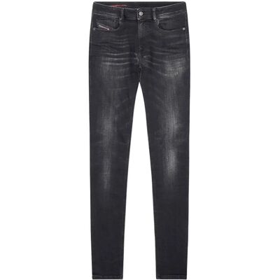 Diesel Sleenker Zwarte Skinny Jeans - Jeans Diesel Sleenker Zwarte Skinny Jeans - Jeans
