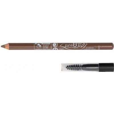 puroBIO Cosmetics Lápiz para cejas en tono 27 Ash - Multiuso - Vegano puroBIO Cosmetics Lápiz para cejas en tono 27 Ash - Multiuso - Vegano