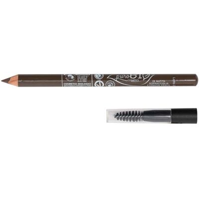 puroBIO Cosmetics Augenbrauenstift - Dunkler Tauben-Grau - Modell 28 - Augenbrauen-Make-up puroBIO Cosmetics Augenbrauenstift - Dunkler Tauben-Grau - Modell 28 - Augenbrauen-Make-up