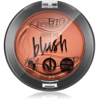 puroBIO Cosmetics Long-lasting Blush - Coral Pink - Organic, Vegan, Refillable puroBIO Cosmetics Long-lasting Blush - Coral Pink - Organic, Vegan, Refillable