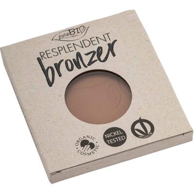 puroBIO Cosmetics Resplendent Bronzer - Beige Brown - Organic, Vegan, Matte Finish puroBIO Cosmetics Resplendent Bronzer - Beige Brown - Organic, Vegan, Matte Finish